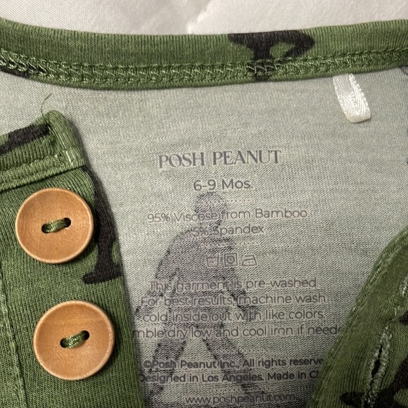 Posh peanut james short sleeve romper - Picture 6 of 6